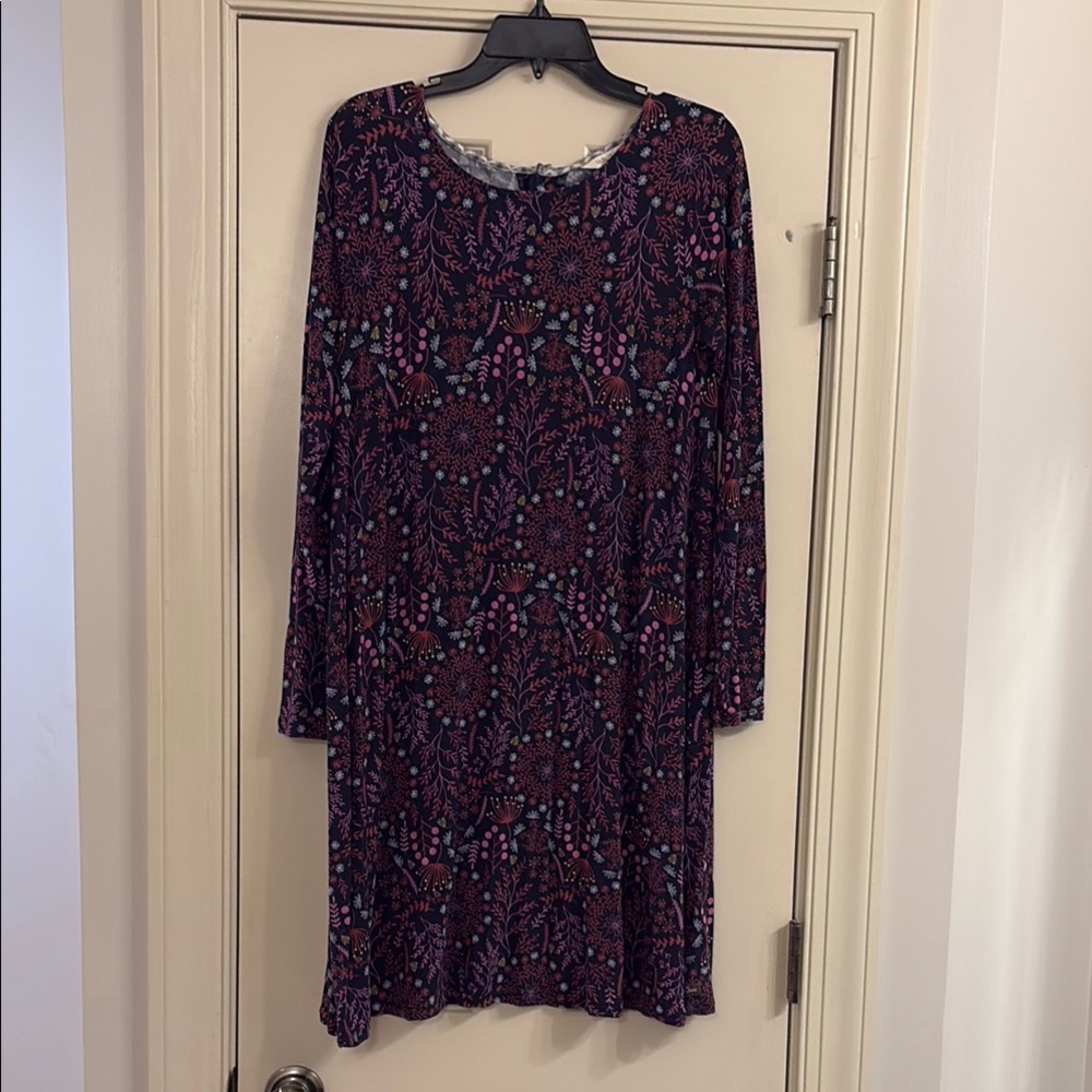 Matilda Jane Floral Long Sleeve Dress - Purple and Pink